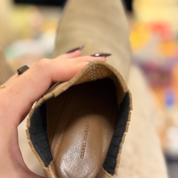 Isabel Marant Beige Derlyn Ankle Boots size 6 (36) - Picture 6 of 9